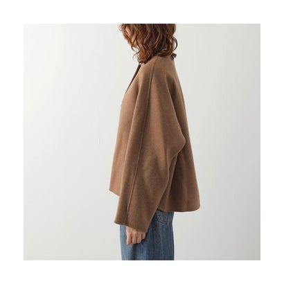 エス マックスマーラ S Max Mara S MAX MARA ジャケット KATE ノーカラー ウール ストール付き （072/ミディアムグレー）｜詳細画像