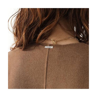 エス マックスマーラ S Max Mara S MAX MARA ジャケット KATE ノーカラー ウール ストール付き （072/ミディアムグレー）｜詳細画像