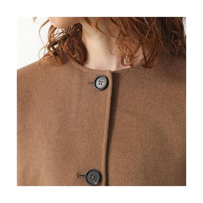 エス マックスマーラ S Max Mara S MAX MARA ジャケット KATE ノーカラー ウール ストール付き （013/ブラック）｜詳細画像