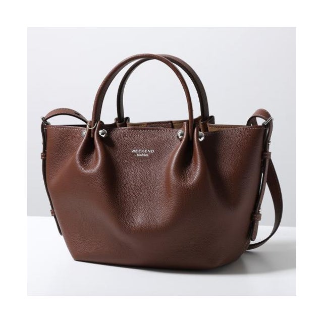 WEEKEND MAX MARA ハンドバッグ DRITTO ドリット （001/ブラウン）