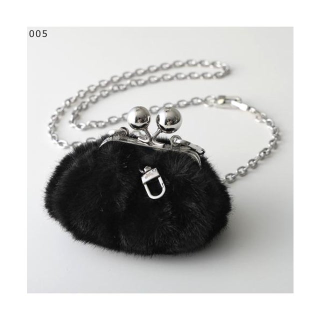 WEEKEND MAX MARA ショルダーバッグ TUBO がま口 （005/ブラック）