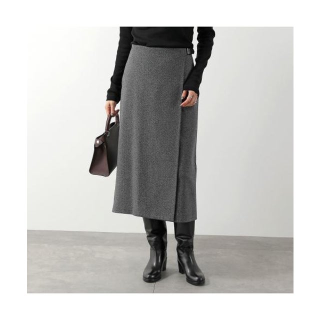 WEEKEND MAX MARA ラップスカートPETALI （004/ブラック他）