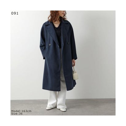 ウィークエンド マックスマーラ Weekend Max Mara MAX MARA Weekend ロングコート RESINA ピュア ウール （091/ダークブルー）｜詳細画像