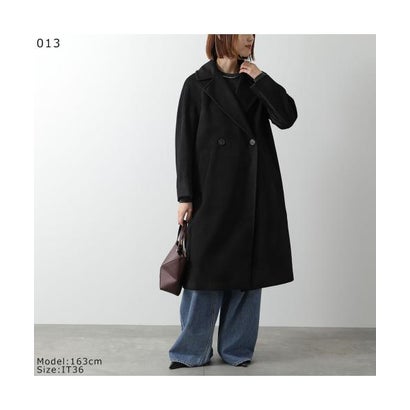 ウィークエンド マックスマーラ Weekend Max Mara MAX MARA Weekend ロングコート RESINA ピュア ウール （091/ダークブルー）｜詳細画像