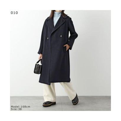 ウィークエンド マックスマーラ Weekend Max Mara MAX MARA Weekend ロングコート RESINA ピュア ウール （091/ダークブルー）｜詳細画像