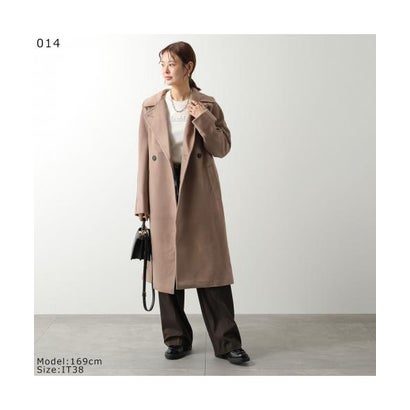 ウィークエンド マックスマーラ Weekend Max Mara MAX MARA Weekend ロングコート RESINA ピュア ウール （091/ダークブルー）｜詳細画像