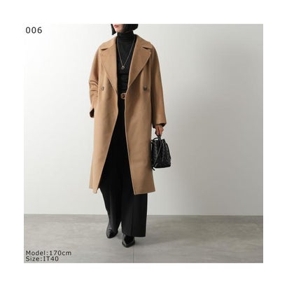 ウィークエンド マックスマーラ Weekend Max Mara MAX MARA Weekend ロングコート RESINA ピュア ウール （091/ダークブルー）｜詳細画像