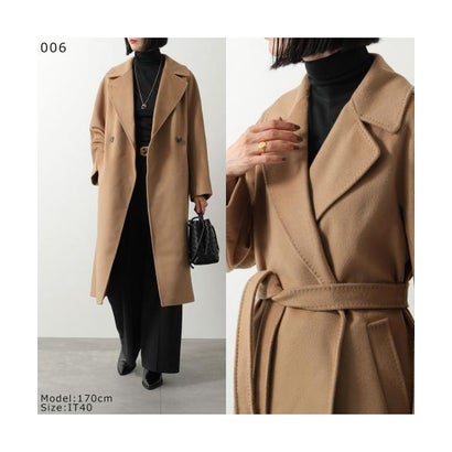 ウィークエンド マックスマーラ Weekend Max Mara MAX MARA Weekend ロングコート RESINA ピュア ウール （011/チャコールグレー）｜詳細画像