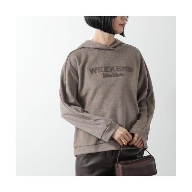 WEEKEND MAX MARA パーカー VETRINO フーディ （002/ブラウン）