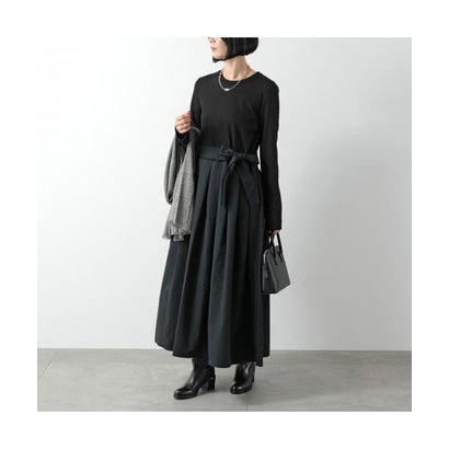 WEEKEND MAX MARA ワンピース CARIOCA フレア ベルト付き （003/BLACK/ブラック）｜詳細画像