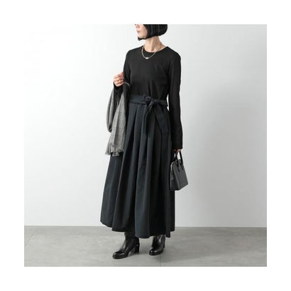 WEEKEND MAX MARA ワンピース CARIOCA フレア ベルト付き （003/BLACK/ブラック）｜詳細画像
