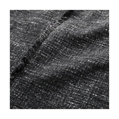 WEEKEND MAX MARA ジャケット FARO フリンジ ツイード （001/ブラック）｜詳細画像