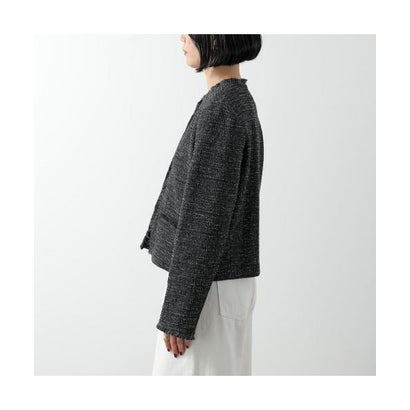 WEEKEND MAX MARA ジャケット FARO フリンジ ツイード （001/ブラック）｜詳細画像