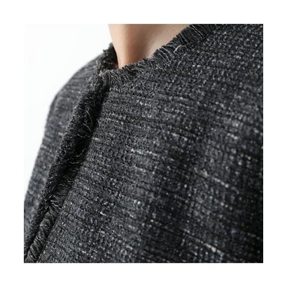 WEEKEND MAX MARA ジャケット FARO フリンジ ツイード （001/ブラック）｜詳細画像