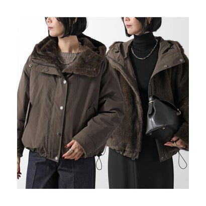 WEEKEND MAX MARA ジャケット ZANNA リバーシブル （012/ダークブラウン）｜詳細画像