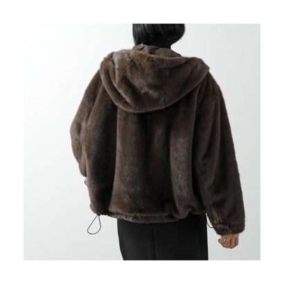 WEEKEND MAX MARA ジャケット ZANNA リバーシブル （012/ダークブラウン）｜詳細画像