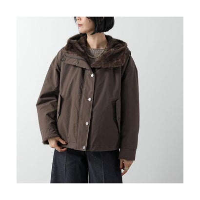 WEEKEND MAX MARA ジャケット ZANNA リバーシブル （012/ダークブラウン）｜詳細画像