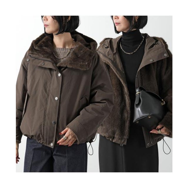 WEEKEND MAX MARA ジャケット ZANNA リバーシブル （012/ダークブラウン）