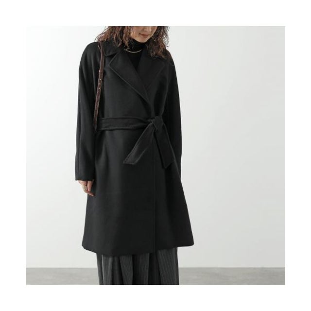 WEEKEND MAX MARA ガウンコート PEDALE （013/ブラック）