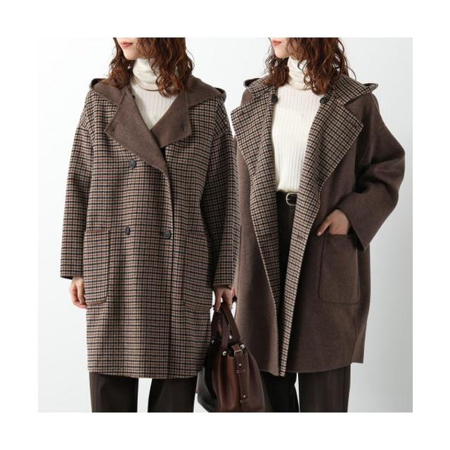 WEEKEND MAX MARA チェスターコート BALTA リバーシブル （001/ブラウン）