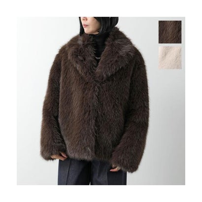 ウィークエンド マックスマーラ Weekend Max Mara WEEKEND MAX MARAエコファージャケット OZIOSO （005/ブラウン）｜詳細画像