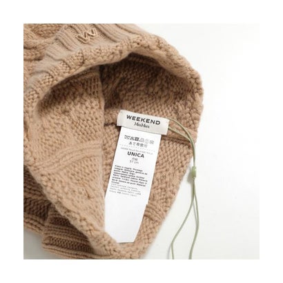 WEEKEND MAX MARA ニット帽 ZAMPA （012/キャメル）｜詳細画像