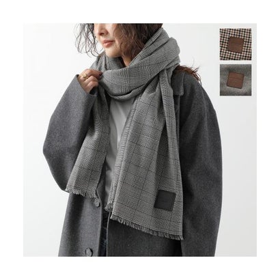 WEEKEND MAX MARA ストール QUANTUM  ウール （004/ブラック他）｜詳細画像