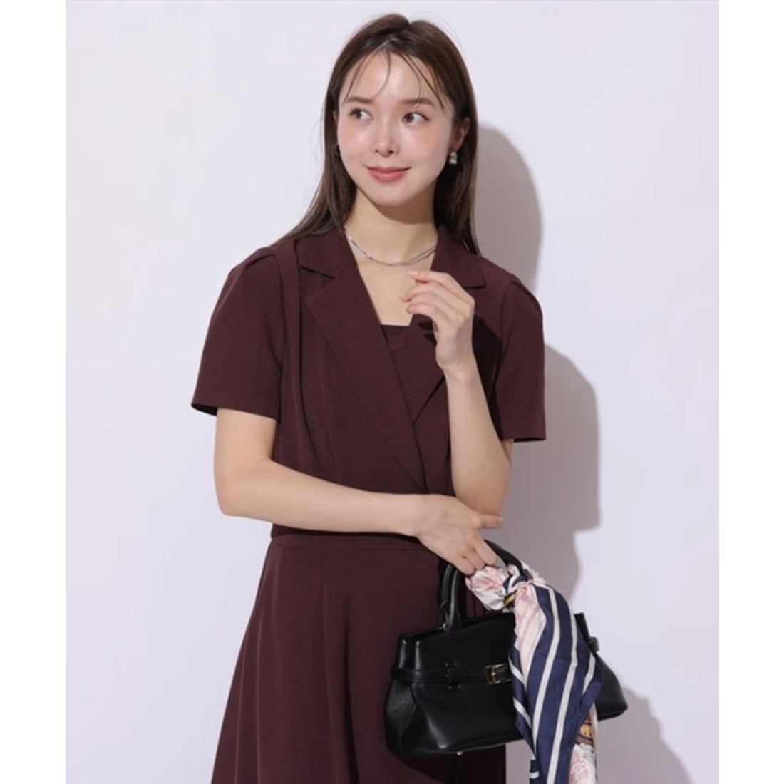 美品 マイストラーダ ゆるトレンチ ワンピース サイズ36 ジレ ワンピース