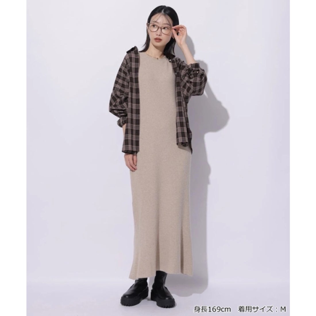 マイストラーダ Mystrada バリエーションシャツ （赤茶