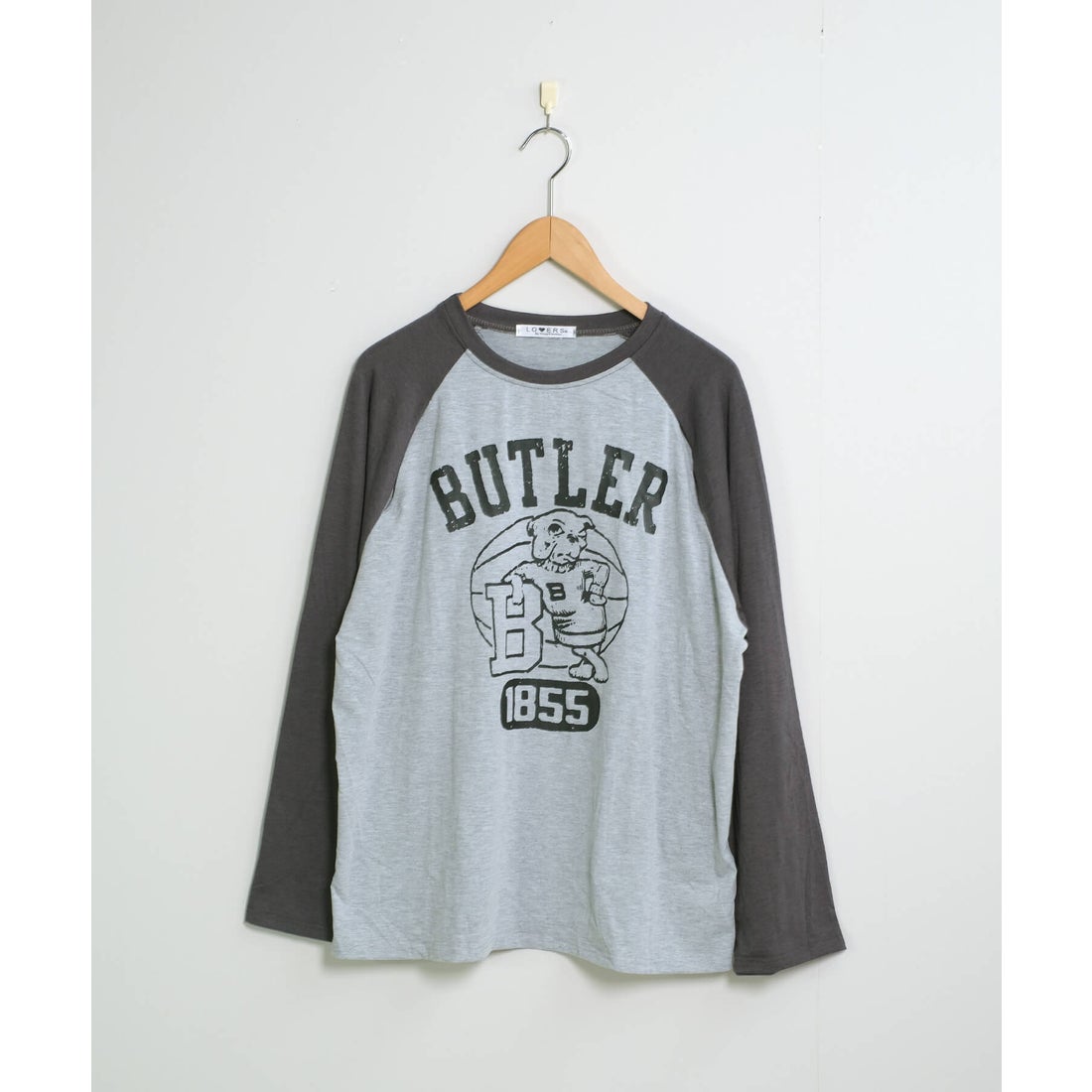 ショップニコニコ ShopNikoNiko ラグランスリーブ カットアウト ロンT