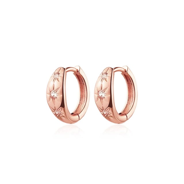 ピアス 金属アレルギー対応 フープピアス ハワイアンジュエリー つけっぱなし 18k シンプル 仕事 人気 上品 両耳用 レディース 女性 大人 彼女 誕生日 プレゼント （ピンクゴールド）