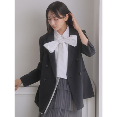 ノエラ NOELA  ベルト付きオーバーシャツ （オフホワイト）｜詳細画像