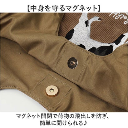 コーデュロイ刺繍トート （ブリティッシュ）｜詳細画像