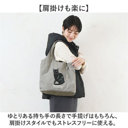 コーデュロイ刺繍トート （トイプー）｜詳細画像