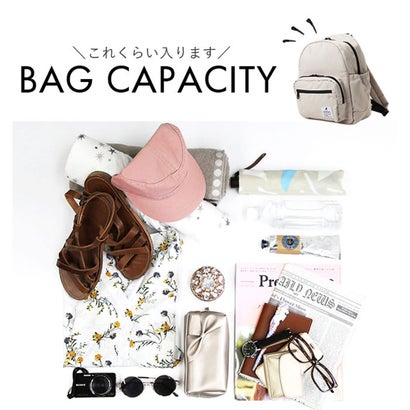 KANGOL リュック （BEIGE）｜詳細画像