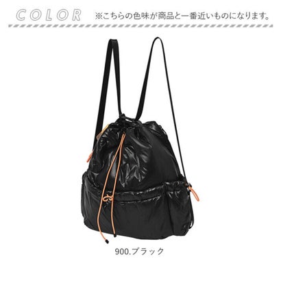 KiU キウ PUFFY 2WAY SHOULDER & KNAPSACK （900.ブラック）｜詳細画像