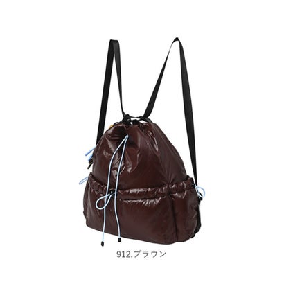 KiU キウ PUFFY 2WAY SHOULDER & KNAPSACK （900.ブラック）｜詳細画像