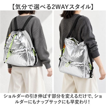 KiU キウ PUFFY 2WAY SHOULDER & KNAPSACK （912.ブラウン）｜詳細画像