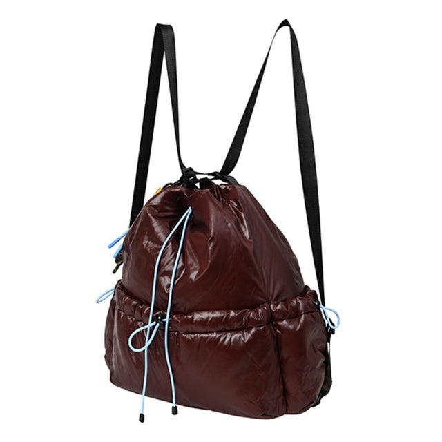 KiU キウ PUFFY 2WAY SHOULDER & KNAPSACK （912.ブラウン）