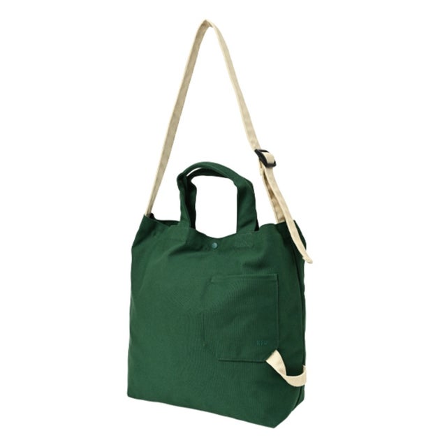 KiU キウ CANVAS ROUGH TOTE BAG （919.グリーン）