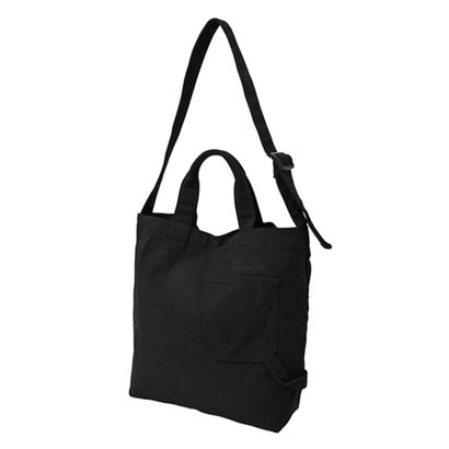 KiU キウ CANVAS ROUGH TOTE BAG （900.ブラック）｜詳細画像