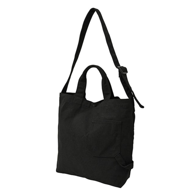 KiU キウ CANVAS ROUGH TOTE BAG （900.ブラック）