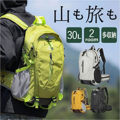 登山バッグ 大容量 バックパック （ライトグレー）｜詳細画像