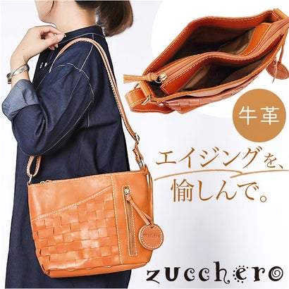 バックヤードファミリー BACKYARD FAMILY zucchero ズッケロ ショルダーバッグ （ブラウン）｜詳細画像
