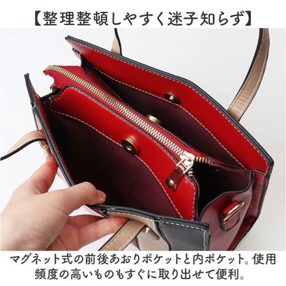 ハンドバッグ 2way レディース （ベージュ）｜詳細画像