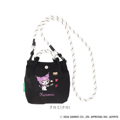 バックヤードファミリー BACKYARD FAMILY unify × Sanrio characters エンブロイ2wayショルダー （ハローキティ(ネイビー)）｜詳細画像
