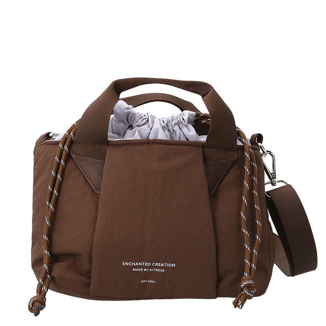 ラム 2wayミニトート （BROWN）