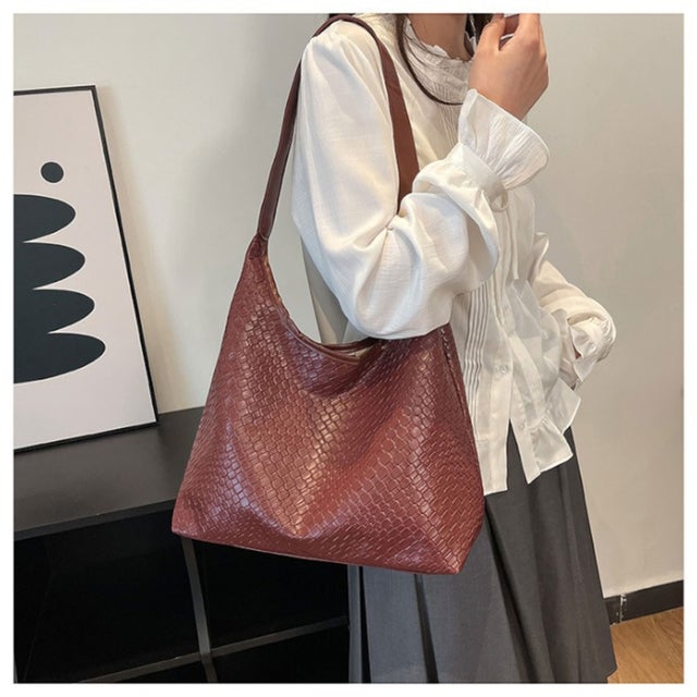 トートバッグ ワンハンドル （ワインレッド）