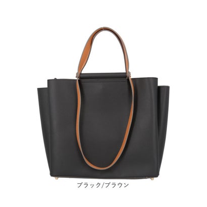 Rename ダブルハンドル 2way トートバッグ （トープ(ゴールド金具)）｜詳細画像