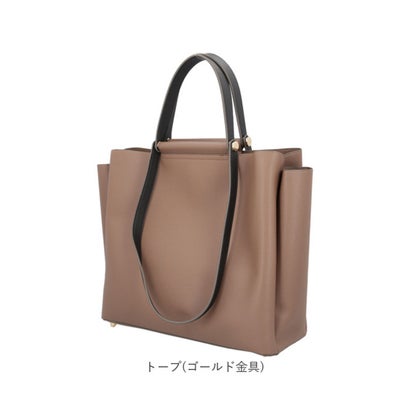 Rename ダブルハンドル 2way トートバッグ （トープ(ゴールド金具)）｜詳細画像